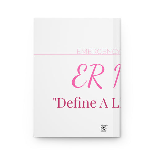 ER Nurse Hardcover Journal — Define A Little Alcohol