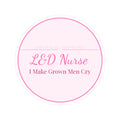 L&D Nurse Kiss-Cut Sticker — I Make Grown Men Cry